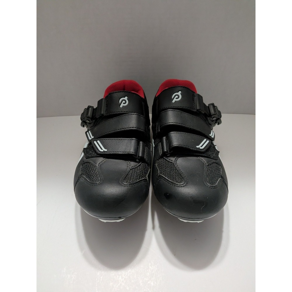 Peloton Cycling Shoes Black Red White EU 38 US Women 7-7.5